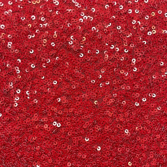 Cupcake & Cashmere Red Sequin Crop Top Size XS - Picture 5 of 6